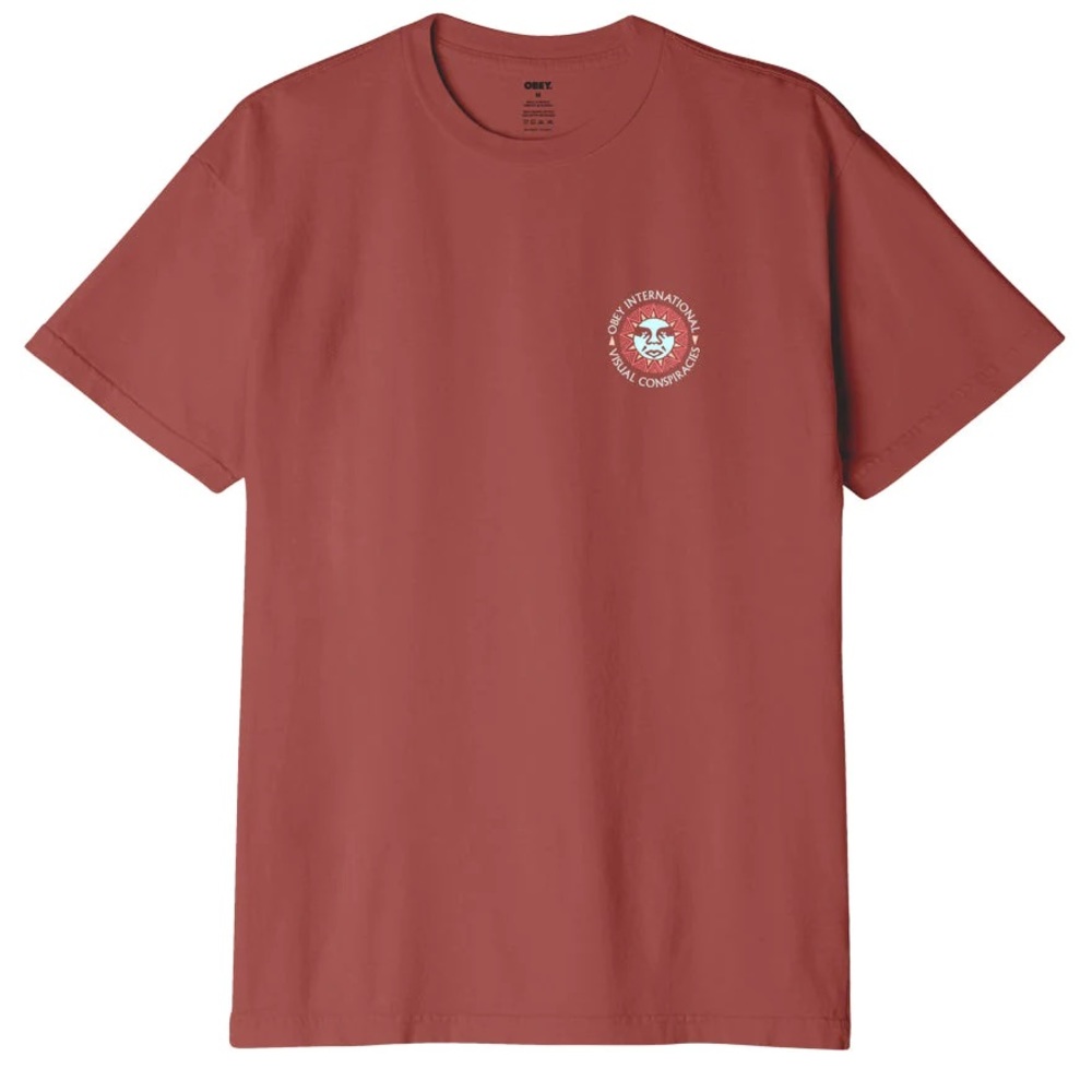 Obey VISUAL CONSPIRACIES ORGANIC T-SHIRT Size M